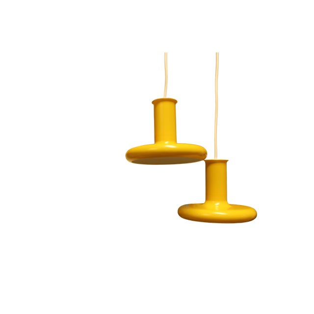 Optima Lamp in Yellow Metal by Hans Due for Fog & Mørup, 1970s For Sale - Image 16 of 16