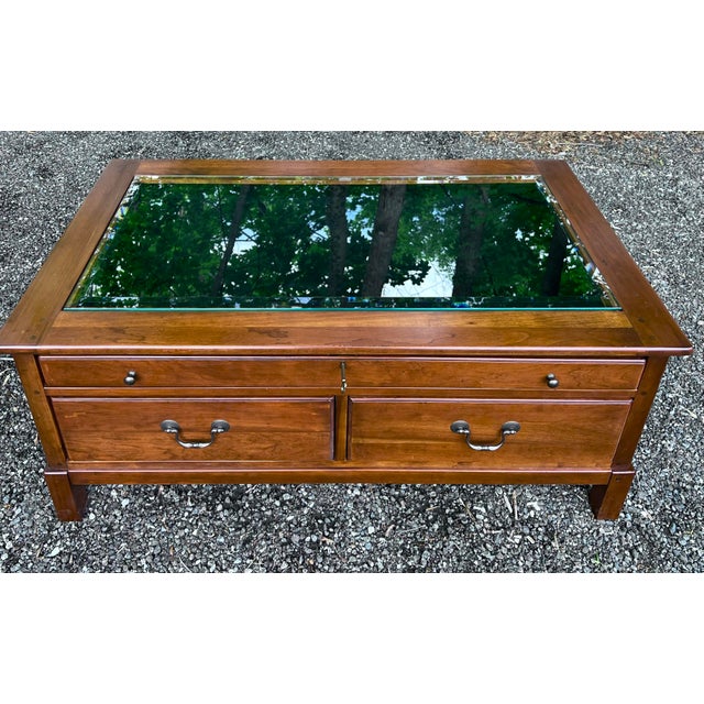2000 - 2009 Bob Timberlake Cherry Display Coffee Table For Sale - Image 5 of 12