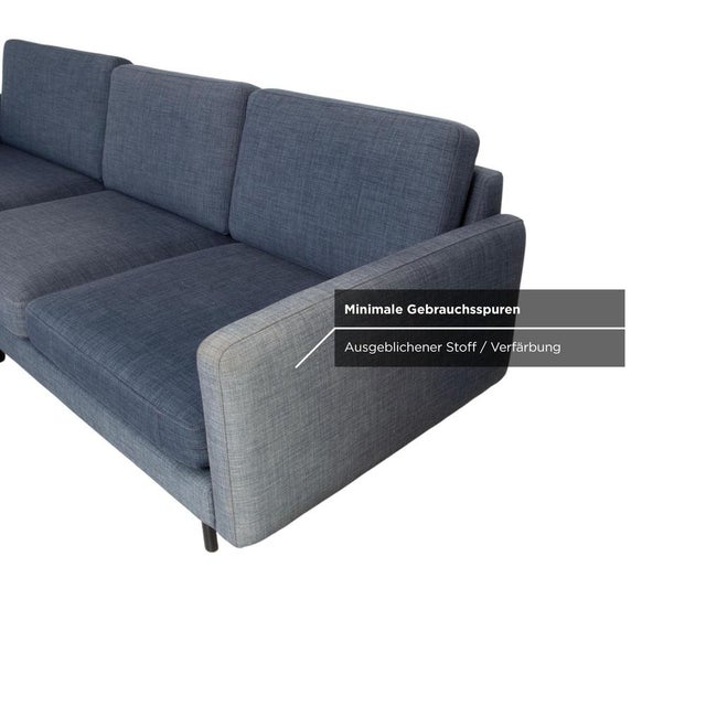 Gray Scandinavian Fabric Corner Sofa from Bolia For Sale - Image 8 of 15