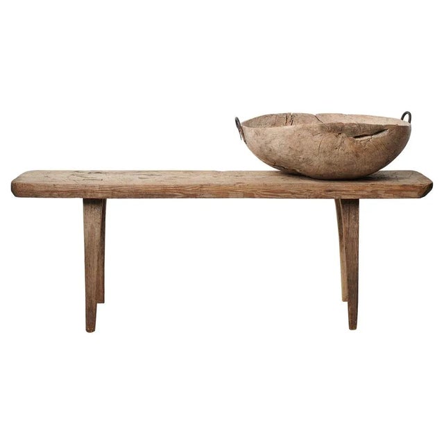 Large Antique Swedish Root Bowl For Sale - Image 9 of 9