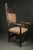 Distinctive pair of 19th-century German high-back chairs crafted in oak and dating to circa 1870. Featuring tall backs and...