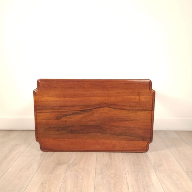 Wood French Walnut Belle Époque One-Drawer Small Table, Circa 1900 For Sale - Image 7 of 9