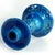 Italian Blue Ceramic Candleholder from Italica Ars, 1970s For Sale - Image 6 of 7