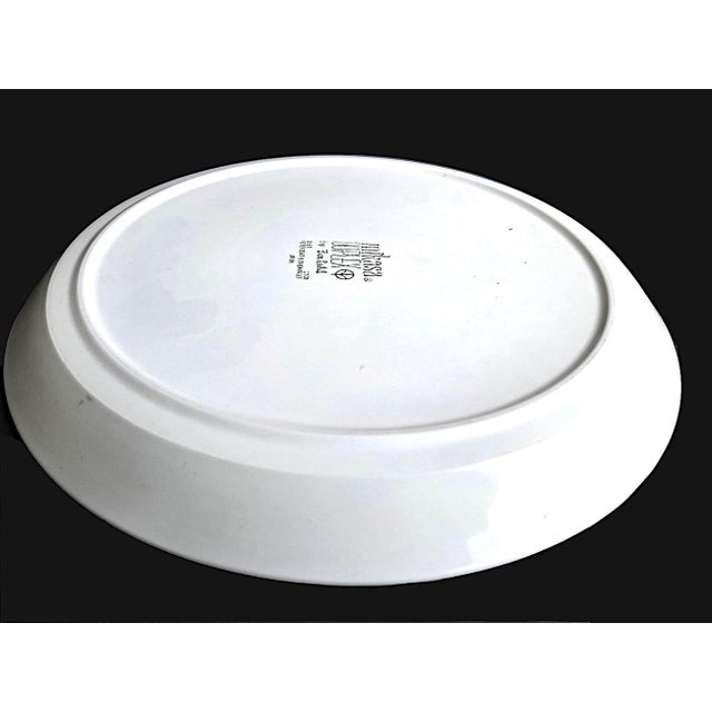 Mikasa 1970s Mikasa Duplex Duet Yellow Poppy Chop Plate Designed by Ben Seibel For Sale - Image 4 of 13