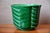 Art Deco Emerald Green Octagonal Ceramic Planter from Longchamp, 1960s For Sale - Image 3 of 8