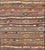 Measures: 4'6" x 8'10" Geometric Stripe Design Turkish Vintage Kilim Rug in Warm Earth Tones. Keivan Woven Arts / rug...