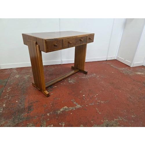 Art Deco Desk in Walnut from Heals of London, 1930s For Sale - Image 12 of 12