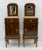 Italian Art Nouveau Bedside Tables and Dresser in Thuja Briar and Portuguese Pink Marble, 1920s, Set of 3 For Sale - Image 3 of 18