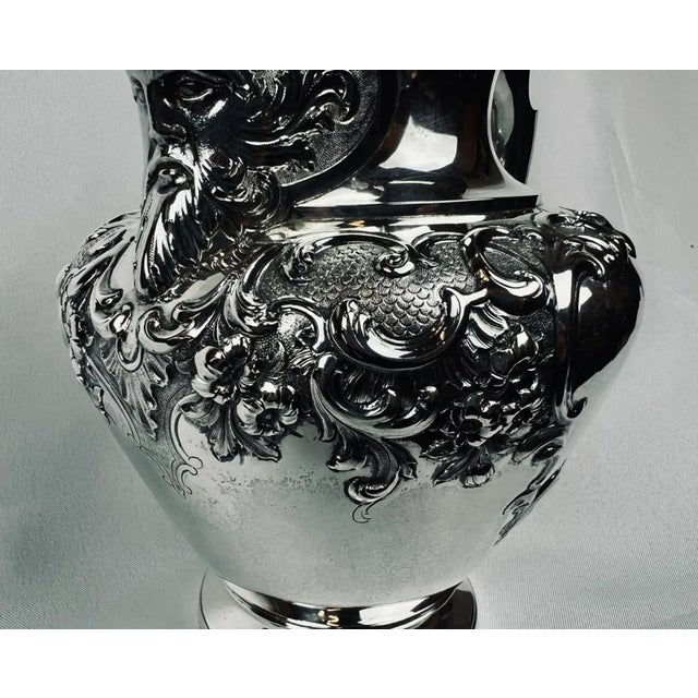 Mid 19th Century Repoussé Coffee Pot Made in Edinburgh, Scotland by James & William Marshall-1843 For Sale - Image 5 of 11