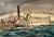 Original 1932 John Wenger Watercolor "Coney Island in Winter" For Sale In Boston - Image 6 of 12
