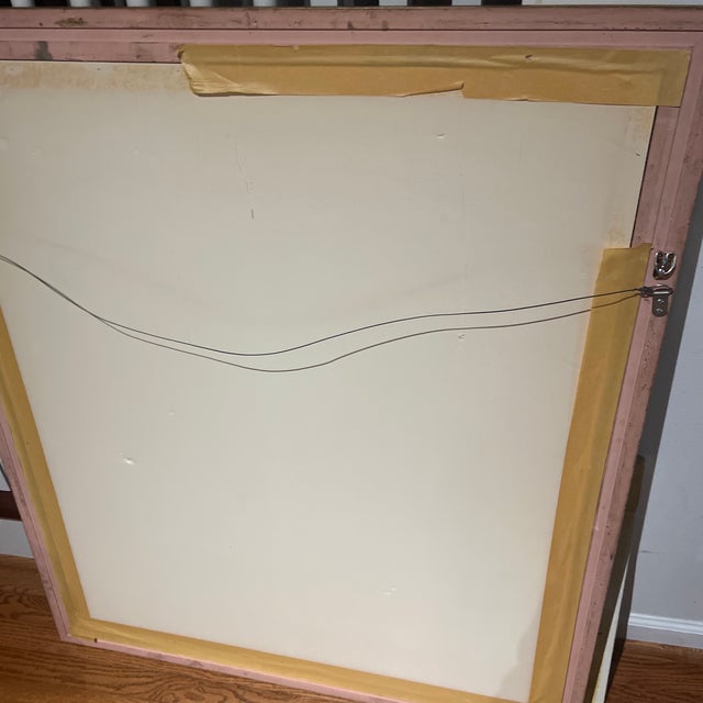 20 Th Century Lithograph in Colour by Walter Spitzer( 1927-2021) Signed Framed Titled Agar and Ismael For Sale - Image 12 of 12