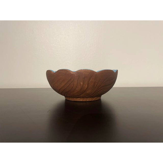Mid-Century Sequoia Ware Usa Pottery Candleholder Catchall For Sale In Los Angeles - Image 6 of 10