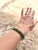 2020s 24 Carat Natural Emerald Tennis Bracelet, 14 Karat White Gold, 21.6gm, 7 Inch For Sale - Image 5 of 8