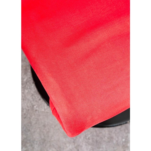 Red Mid Century Modern Dining Chairs 4 Red Attributed to Vernon Panton 1-2-3 System Fritz Hansen For Sale - Image 8 of 12