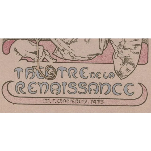 Alphonse Mucha, La Dame aux Camelias from Les Maîtres de L'Affiche, 1898, Original Lithograph For Sale - Image 11 of 17