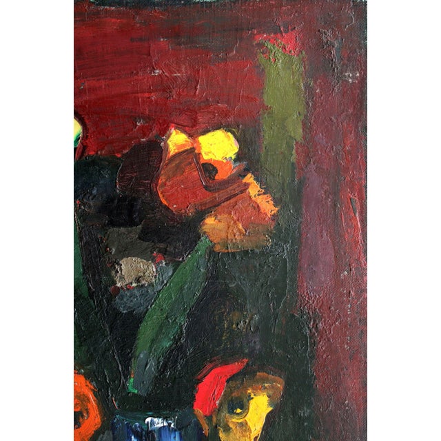Modern Aleksandr Rodin, Flowers, Oil Painting, 1970s For Sale - Image 3 of 8