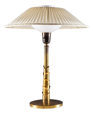 Swedish Brass Table Lamp, 1950s