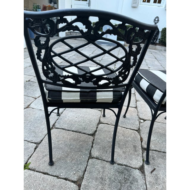 Brown Jordan 1960s Brown Jordan Neoclassic Style Side Chairs - Set of 2 For Sale - Image 4 of 6