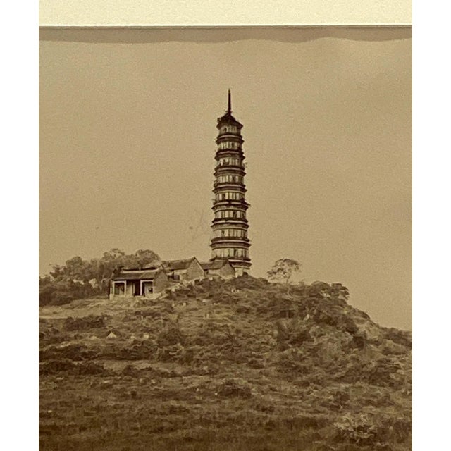 Antique Photograph of the Pazhou Tower For Sale - Image 4 of 5