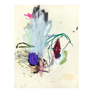 Contemporary Abstract Mixed Media on Canvas "Untitled 134_25" by Ludovic Dervillez For Sale