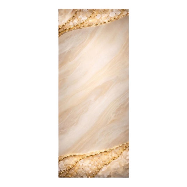 Quartz Line Illuminated Wall Art in Natural Quartz by Sev Art Gallery For Sale