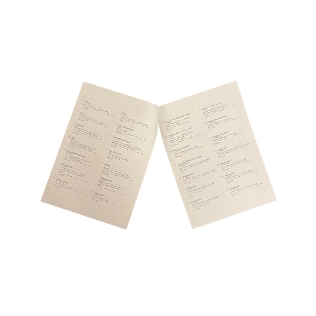 1990s Andy Warhol Private Viewing Invitation and Art List For Sale - Image 5 of 7