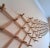 Massive 75 peg accordian style wall rack! Blonde wood rack to hold countless things. Perfect in a closet, hallway,...