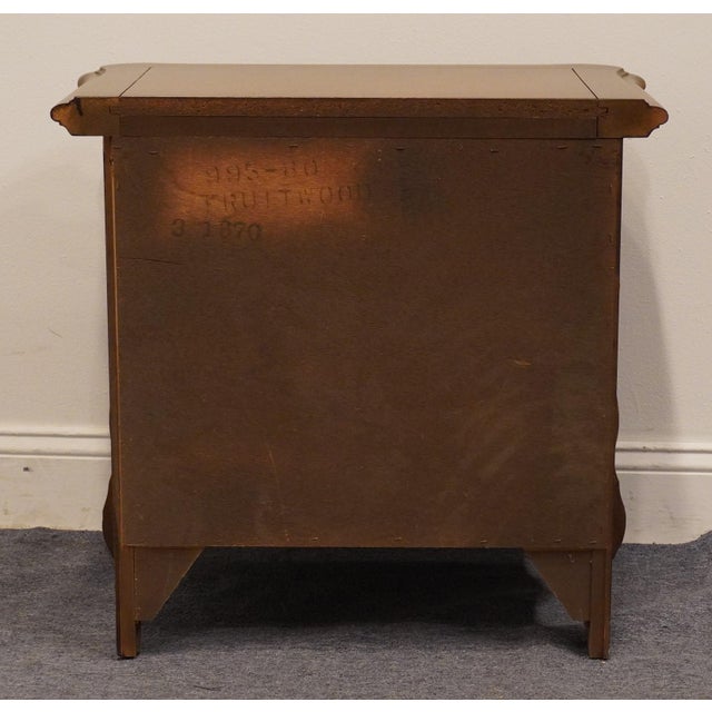 Stanley Furniture Country French 26" Open Cabinet Nightstand 995-80 For Sale - Image 11 of 12