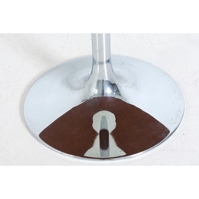 Chrome 1970s Tulip Base Dining Set Johansen Design Markaryd Swedish Modern For Sale - Image 8 of 12