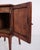 Bedside Table in Dark Wood with Brass Mounts and Tapered Legs, 1940s For Sale - Image 10 of 12