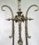 Antique Late 19th Century French Ornate Solid Silver 4 Light Chandelier With Glass Shades Stamped "P B" For Sale In Los Angeles - Image 6 of 8