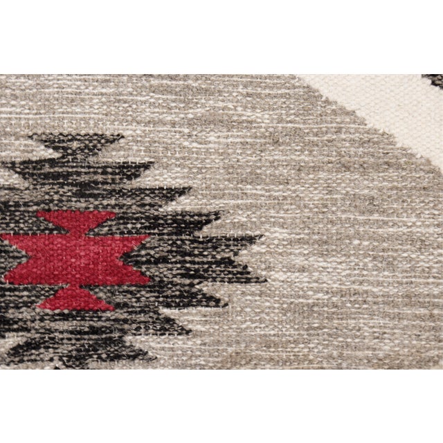 Modern Pasargad Home Tuscany Ivory Wool Area Rug- 8' 9'' X 12' 1'' For Sale - Image 3 of 5