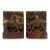 Antique Chinese Soapstone Monkey Riding Buffalo Library Bookends - A Pair For Sale