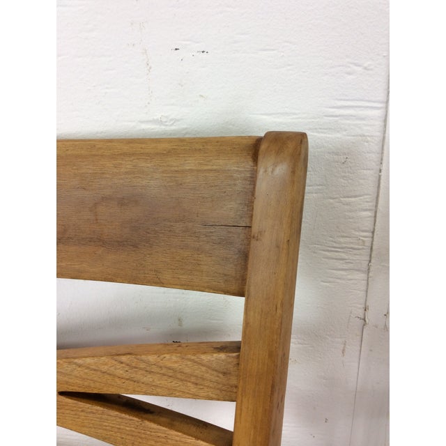 Pair of Mid Century Modern Dining Chairs by Heywood Wakefield With Newer Upholstery For Sale - Image 10 of 12