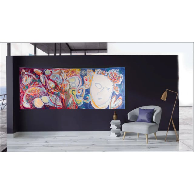 "Malibu" is a vibrant oil painting on canvas. Colorful muted tones with rich contrasted values. A radiant glow adorns...