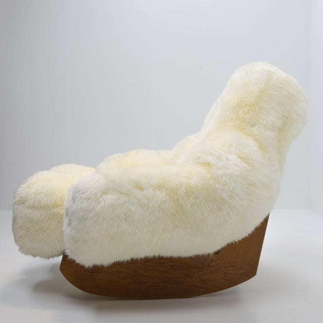 Vintage Rocking Yeti Chair by Mario Scheichenbauer for Elam, Italy, 1960s For Sale - Image 4 of 15