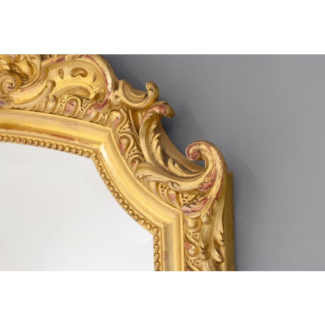 Gilt Overmantel Mirror, 1880s For Sale - Image 4 of 7
