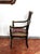 Baroque Italian Black Lacquer and Gilt Armchair with Floral Cotton Satin Upholstery, 1980s For Sale - Image 3 of 9