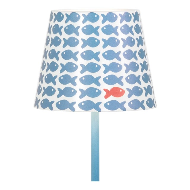 Poldina Metal Graphic Shade - Avio Blue Fish For Sale
