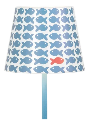 Poldina Metal Graphic Shade - Avio Blue Fish