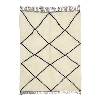 Hand-Knotted Wool Rug by Azele Studio For Sale