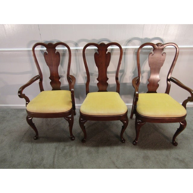 Pennsylvania House Set of Six Solid Cherry Dining Chairs For Sale - Image 6 of 10