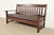 Mission Limbert Antique Mission Oak Arts & Crafts Settle Sofa, Circa 1910 For Sale - Image 3 of 17