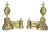Napoleon III French Fire Dogs in Bronze, 19th Century, Set of 2 For Sale