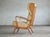 Danish Midcentury Wingback Lounge Chair With Exposed Sides For Sale - Image 9 of 13