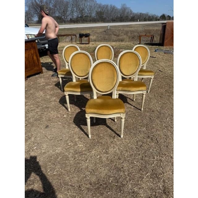 French 19th Century Louis XVl Dining Chairs - Set of 6 For Sale - Image 6 of 15