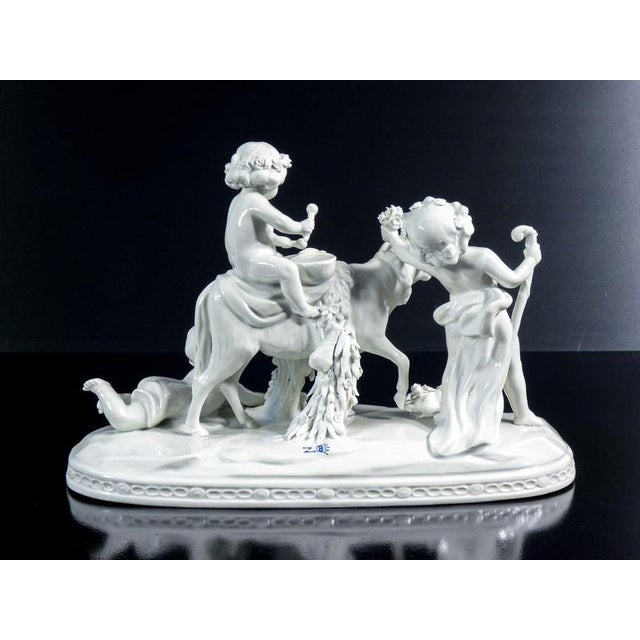Porcelain Procession of Putti Sculpture from Capodimonte For Sale - Image 10 of 18
