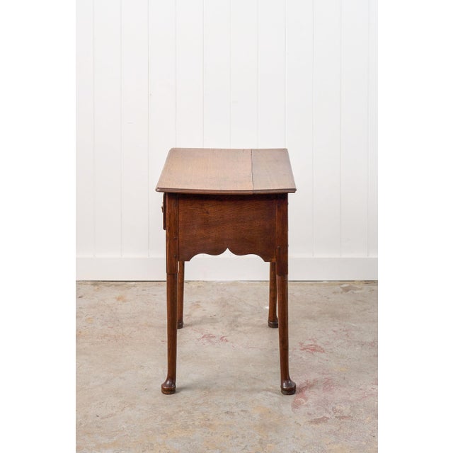 18th Century Georgian Period Oak Lowboy For Sale - Image 14 of 15