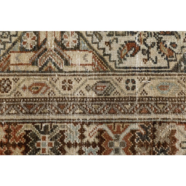 Antique Malayer Wool Runner With Geometric Medallion Lattice For Sale In New York - Image 6 of 9