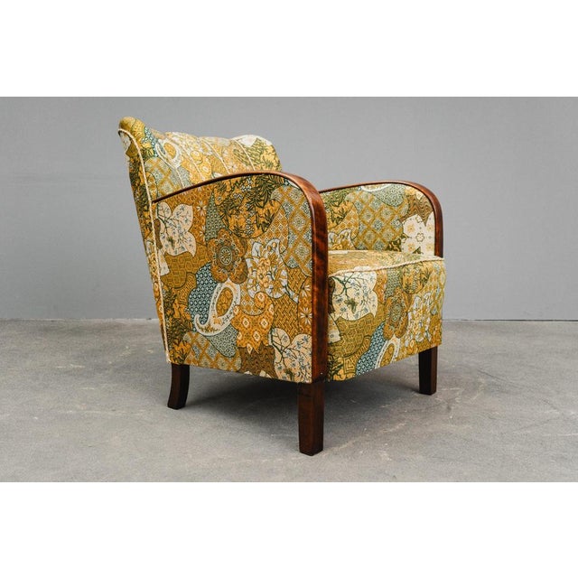 Vintage Art Deco Lounge Chairs in Birch and Pine, 1920s, Set of 2 For Sale - Image 12 of 18